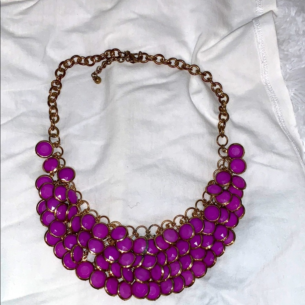 Purple Beaded Necklace